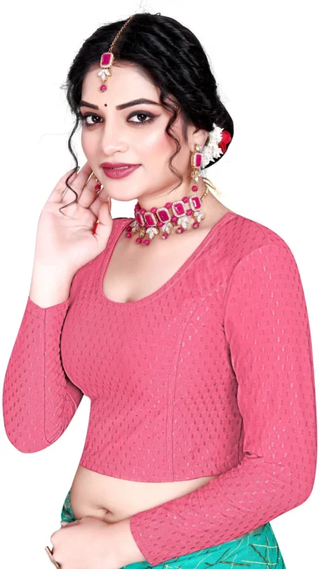Full Sleeve Round Neck Women Blouse