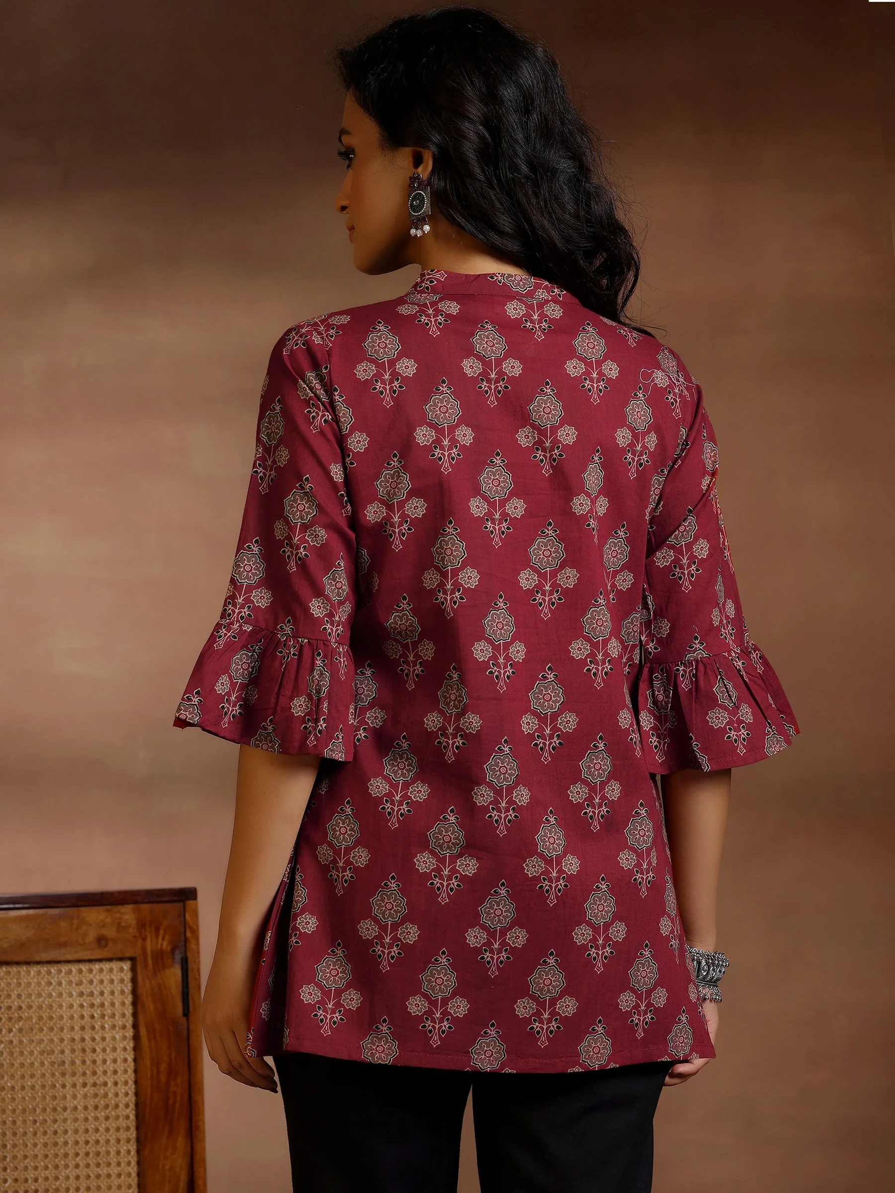 A-Line Printed Cotton A-Line Kurti - Image 11