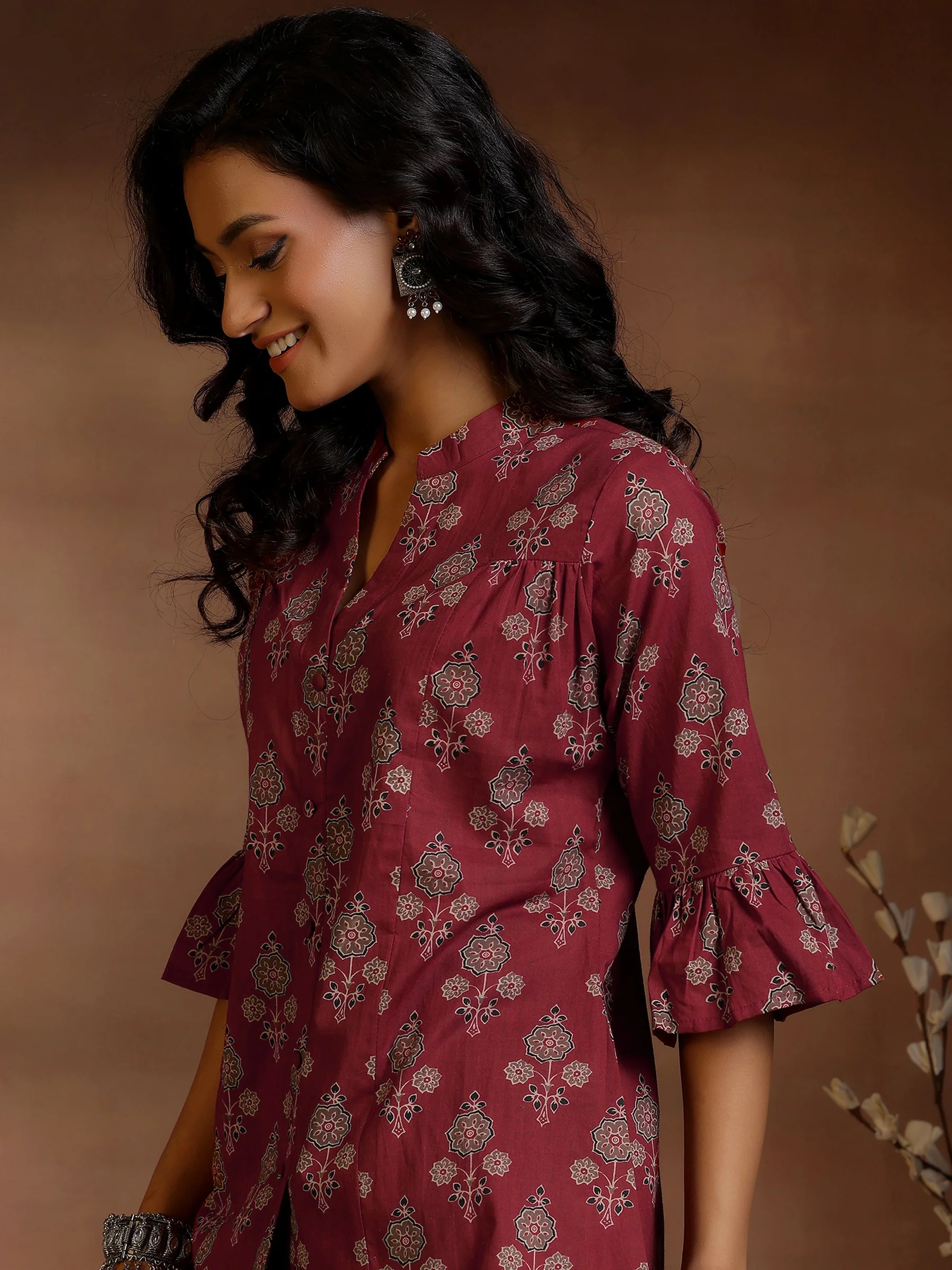 A-Line Printed Cotton A-Line Kurti - Image 8